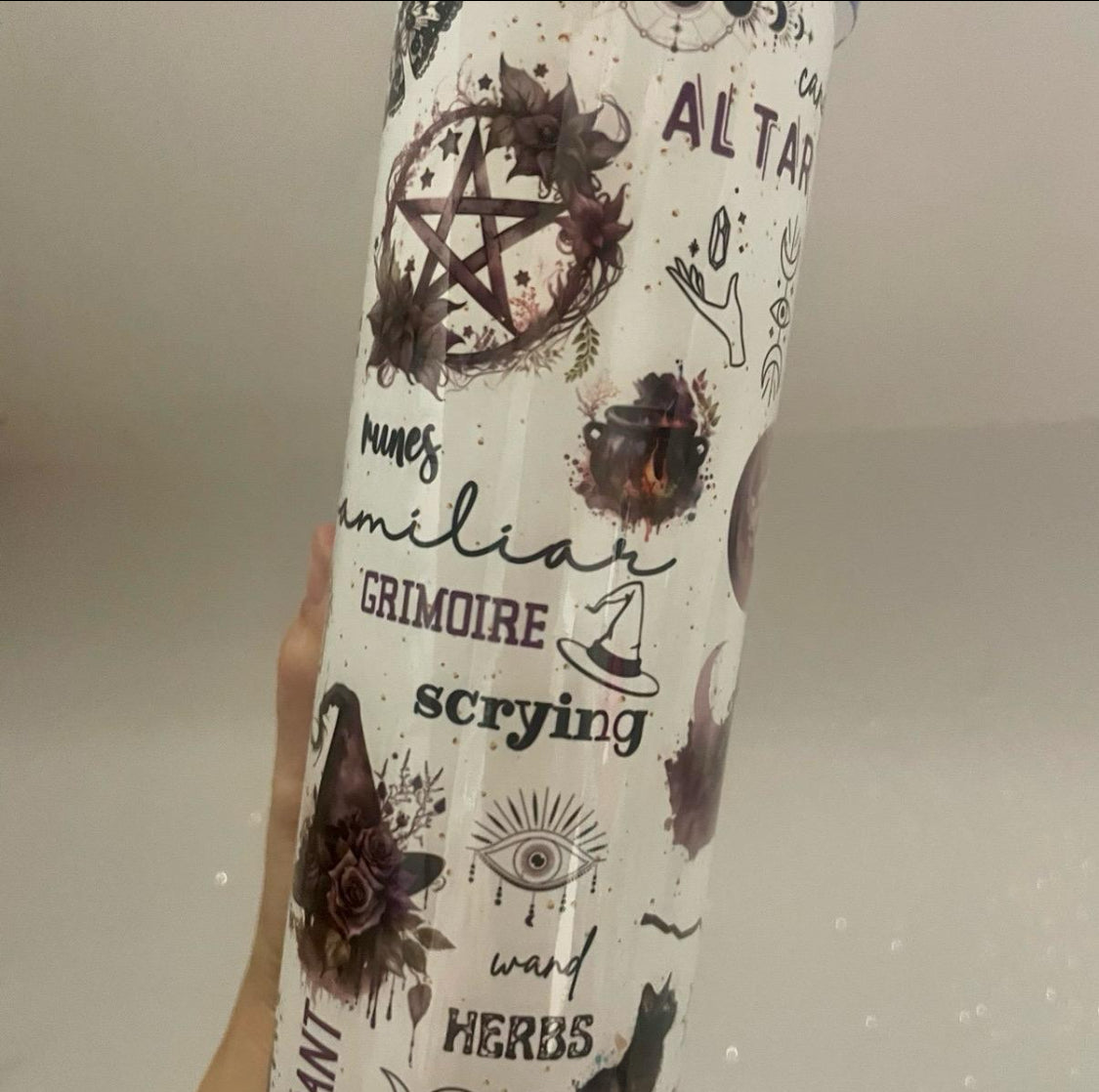 20oz straight tumbler; witch gift