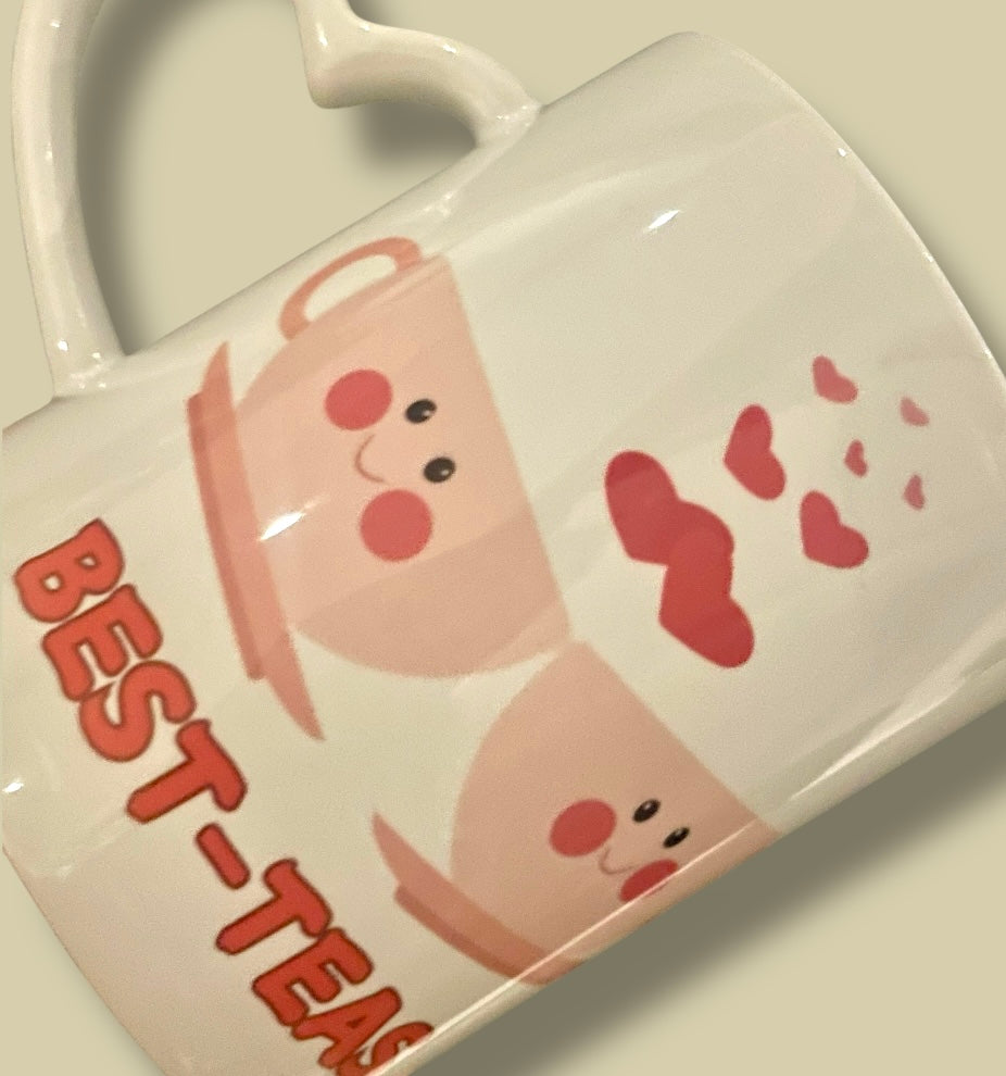 Heart Best-Teas best friend mug, mother’s day